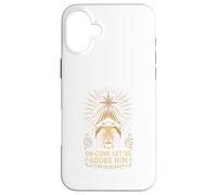 Jesus Nativity Oh Come Let Us Adore Him Vintage Adulte Coque pour iPhone 16 Plus