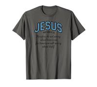 Jésus ne t'inquiète Pas Matthieu 6:34 Foi chrétienne T-Shirt
