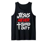 Jesus Never Tapped Out Christian Wrestling Apparel Débardeur