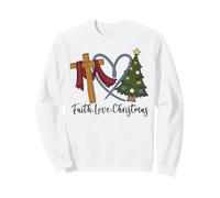 Jésus Noël Chrétiens Hommes et Femmes Qui Aiment Dieu Christ Sweatshirt