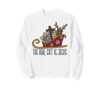 Jésus Noël Chrétiens Hommes et Femmes Qui Aiment Dieu Christ Sweatshirt