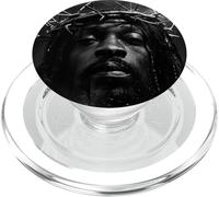 Jésus Noir, Christianisme, Église, Christ, Jésus PopSockets PopGrip pour MagSafe