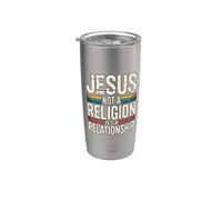 Jesus Not A Religion It's A Relationship Gobelet isotherme en acier inoxydable double paroi