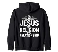 Jesus Not A Religion It's A Relationship Sweat à Capuche