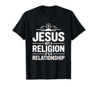 Jesus Not A Religion It's A Relationship T-Shirt Graphique avec Valeur