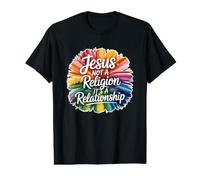 Jesus Not A Religion It's A Relationship T-Shirt Graphique avec Valeur