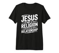 Jesus Not A Religion It's A Relationship T-Shirt Haut de Gamme