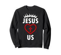 JÉSUS Nous Aime, CHRÉTIENS, Religieux Sweatshirt