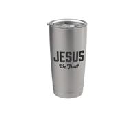 Jésus, nous avons confiance dans la foi chrétienne Gobelet isotherme en acier inoxydable double paroi