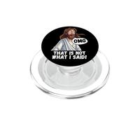 Jésus OMG, ce n'est Pas ce Que J'Ai Dit, C'est drôle PopSockets PopGrip pour MagSafe