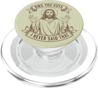 Jésus, OMG, Les Gars, Je n'ai jamais Dit Que ce chrétien était drôle PopSockets PopGrip pour MagSafe