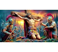 Jesus-on-The-Croix Puzzle 1000 pièces Educa Jouet en Bois Cadeau Unique Décoration Intérieure Jeu éducatif Challenge Toy pour Adultes et Enfants à partir de 12 Ans Jesus-on-the-croix38x26cm/1000pcs