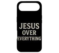 Jesus Over Everything Chrétien Inspiration Motivation Coque pour iPhone Air