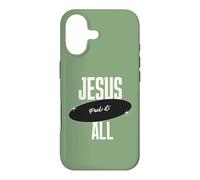 Jésus Paid It All for Me Christian Faith Message Inspiration Coque pour iPhone 17