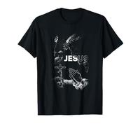 Jésus Passion avec Foi Croix chrétienne prière T-Shirt