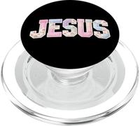 Jésus Patchwork Floral Chrétien Mignon Cottagecore Faith PopSockets PopGrip pour MagSafe