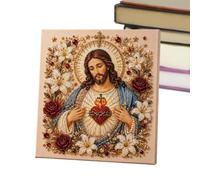 Jesus Pearl Art Kit | Beginner-friendly Christian Diy Craft Set For Adults