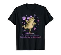 Jésus Pense Que Je suis Delight Sassy Toad Coffee T-Shirt Graphique avec Valeur, Homme, Noir, XL