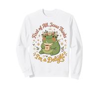 Jésus Pense Que Je suis Une Grenouille chrétienne Amusante Faith 3 Sweatshirt