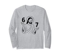 Jésus pesant 67 Jésus-Christ drôle Manche Longue