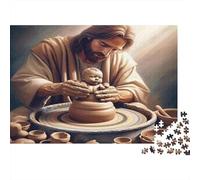 Jésus Potter Bébé Puzzle 1000 Pièces Papier recyclé pour Adultes Puzzle pour Adultes Jeu Difficile et Stimulant Jeu Familial Amusant Excellente idée Cadeau pour Relaxation 38x26cm/1000pcs