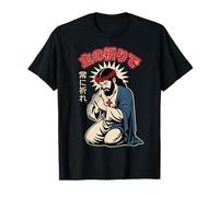 Jesus Prayer Manga Anime Japonais Christian Faith Hommes Femmes T-Shirt