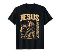Jésus Prend Les rênes de l'art de l'écriture T-Shirt