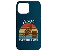 Jésus Prend Les rênes | Funny Barrel Racing Coque pour iPhone 16 Pro Max