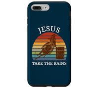 Jésus Prend Les rênes | Funny Barrel Racing Coque pour iPhone 7 Plus/8 Plus