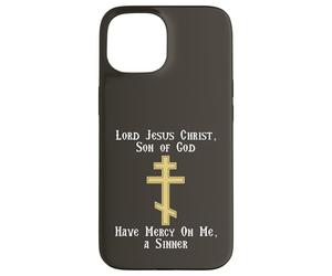 Jésus Prière du Cœur Hesychasm Orthodoxie Coque pour iPhone 15
