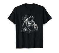 Jésus prière Jardin prière Foi chrétienne T-Shirt