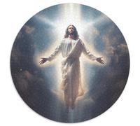 Jésus Puzzle 1000 Pieces Cadeau Unique Jeu Éduchatif Challenge Toy À De Qualité Supérieure Peinture Art pour Adultes Et Enfants 1000pcs (67.5x67.5cm)