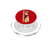 Jésus Regarde Peeking J'Ai Entendu ce drôle de mème chrétien PopSockets PopGrip pour MagSafe