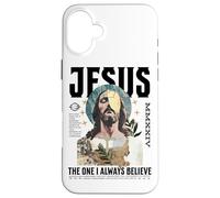 Jésus Religieux Chrétien Celui Qui croit Dieu Foi Jésus Coque pour iPhone 16 Plus