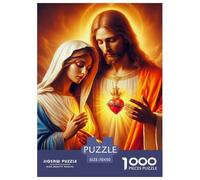 Jésus - Religion 1000 Pièces croyance Religieuse Puzzle Adulte Un Puzzle Difficile Jeu De Puzzle pour Toute La Famille Enfants Décoration De La Maison 70x50cm/1000pcs