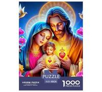 Jésus - Religion 1000 Pièces croyance Religieuse Puzzle Adulte Un Puzzle Difficile Jeu De Puzzle pour Toute La Famille Enfants Décoration De La Maison 38x26cm/1000pcs
