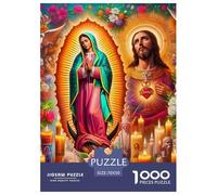Jésus - Religion 1000 Pièces croyance Religieuse Puzzle Adulte Un Puzzle Difficile Jeu De Puzzle pour Toute La Famille Enfants Décoration De La Maison 70x50cm/1000pcs