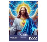 Jésus - Religion 1000 Pièces croyance Religieuse Puzzle Adulte Un Puzzle Difficile Jeu De Puzzle pour Toute La Famille Enfants Décoration De La Maison 70x50cm/1000pcs