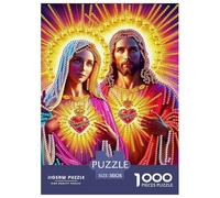 Jésus - Religion 1000 Pièces croyance Religieuse Puzzle Adulte Un Puzzle Difficile Jeu Éduchatif Défi Jouets Enfants Jeu De Puzzle pour Toute La Famille Décoration De La Maison 38x26cm/1000pcs
