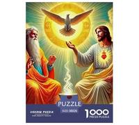 Jésus - Religion 1000 Pièces croyance religieuse Puzzle Adulte Un Puzzle Difficile Jeu Éduchatif Défi Jouets Enfants Activité Familiale Parfaite Cadeaux Pour Femmes Cadeaux Pour Hommes 38x26cm/1000pcs