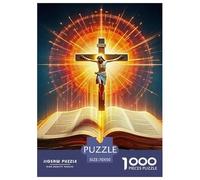 Jésus - Religion 1000 Pièces croyance Religieuse Puzzles pour Adultes Un Puzzle Difficile Jeu Éduchatif Défi Jouets Enfants Jeu De Puzzle pour Toute La Famille Décoration De La Maison 70x50cm/1000pcs