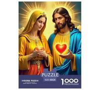 Jésus - Religion 1000 Pièces Le christianisme Puzzle en Papier Détente Décoration Moderne Adultes Et Adolescents Dès 14 Ans 38x26cm/1000pcs