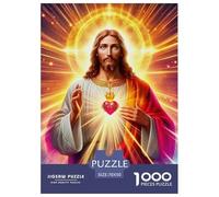 Jésus - Religion 1000 Pièces Le christianisme Puzzle en Papier Jeu D'intelligence Cadeau Unique Adultes Et Adolescents Dès 14 Ans 70x50cm/1000pcs