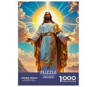 Jésus - Religion 1000 Pièces Le christianisme Puzzle en Papier Jeu D'intelligence Cadeau Unique Adultes Et Adolescents Dès 14 Ans 70x50cm/1000pcs