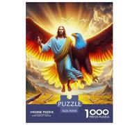 Jésus - Religion 1000 Pièces Le christianisme Puzzle en Papier Jeu Éduchatif Défi Cadeau Unique Adultes Et Adolescents Dès 14 Ans 70x50cm/1000pcs
