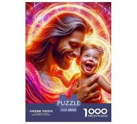 Jésus - Religion 1000 Pièces Le christianisme Puzzle en Papier Qualité Supérieure Décoration Moderne Adultes Et Adolescents Dès 14 Ans 38x26cm/1000pcs