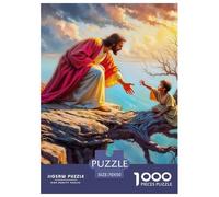 Jésus - Religion 1000 Pièces Le christianisme Puzzle pour Adultes Jeu D'intelligence Cadeau Unique Adultes Et Adolescents Dès 14 Ans 70x50cm/1000pcs
