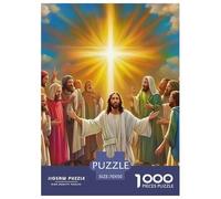 Jésus - Religion 1000 Pièces Le christianisme Puzzle pour Adultes Jeu D'intelligence Cadeau Unique Adultes Et Adolescents Dès 14 Ans 70x50cm/1000pcs
