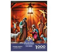 Jésus - Religion 1000 Pièces Le christianisme Puzzle pour Adultes Jeu D'intelligence Décoration Moderne Adultes Et Adolescents Dès 14 Ans 38x26cm/1000pcs