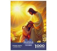 Jésus - Religion 1000 Pièces Le christianisme Puzzle pour Adultes Jeu D'intelligence Décoration Moderne Adultes Et Adolescents Dès 14 Ans 38x26cm/1000pcs